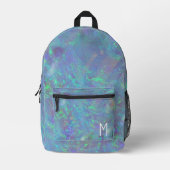 Sac À Dos Imprimé Monogramme Iridescendant Opale mignonne pour enfan (Recto)