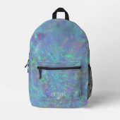 Sac À Dos Imprimé Monogramme Iridescendant Opale mignonne pour enfan (Recto)
