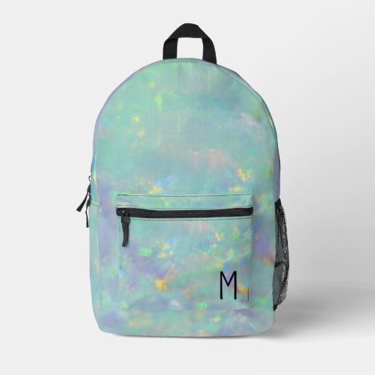 Sac À Dos Imprimé Monogramme Iridescendant Opale mignonne pour enfan (Recto)