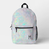 Sac À Dos Imprimé Monogramme Iridescendant Opale mignonne pour enfan (Recto)