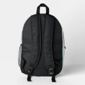 Sac À Dos Imprimé Monogramme Iridescendant Opale mignonne pour enfan (Verso)