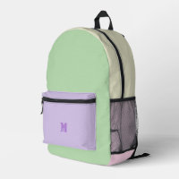 Monogrammé Joli Colorful Moderne Fille Douce