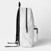 Sac À Dos Imprimé Monogramme Moderne Ivoire (Gauche)