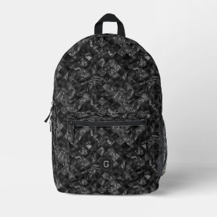 Sac À Dos Imprimé Monogramme moderne Motif de Parties scintillant no