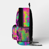 Sac À Dos Imprimé Monogramme Neon Tie Dye (Droite)