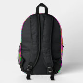 Sac À Dos Imprimé Monogramme Neon Tie Dye (Verso)