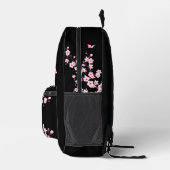Sac À Dos Imprimé Monogramme noir rose cerisier (Droite)