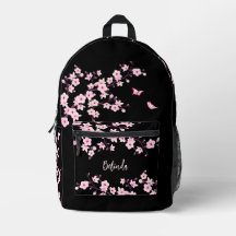 Monogramme noir rose cerisier