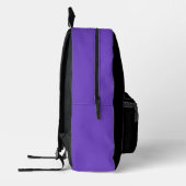 Sac À Dos Imprimé Monogramme noir violet (Gauche)