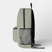 Sac À Dos Imprimé Monogramme personnalisé moderne Initiales Nom Dust (Droite)