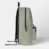 Sac À Dos Imprimé Monogramme personnalisé moderne Initiales Nom Dust (Gauche)