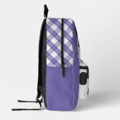 Sac À Dos Imprimé Monogramme Purple Cute Panda Kids (Gauche)