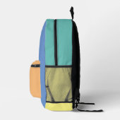 Sac À Dos Imprimé Monogramme rétro (Droite)
