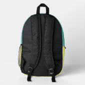Sac À Dos Imprimé Monogramme rétro (Verso)