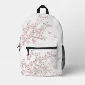Sac À Dos Imprimé Monogramme Rose Fleur de Cerisier (Recto)