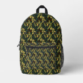 Sac À Dos Imprimé Monogramme rustique Floral (Recto)