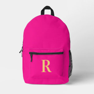 Sac À Dos Imprimé Monogramme simple moderne