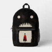Sac À Dos Imprimé Monster et le petit chaperon rouge (Recto)