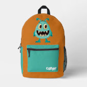 Sac À Dos Imprimé Monstre/Whimsical/alien (Recto)