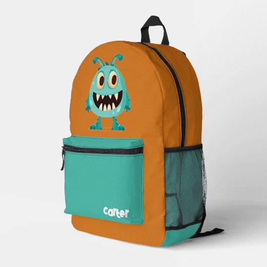 Sac À Dos Imprimé Monstre/Whimsical/alien (Coin arrière droit)