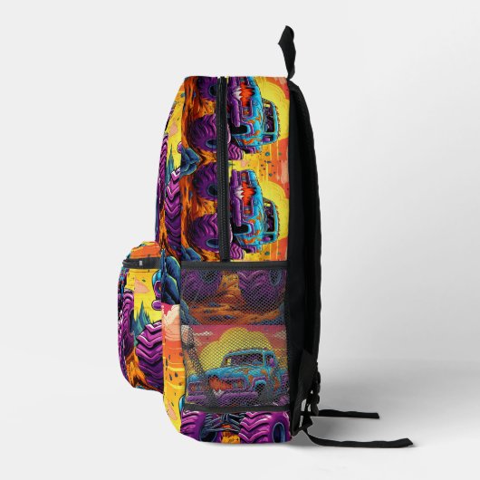 Sac À Dos Imprimé Monstres (Droite)