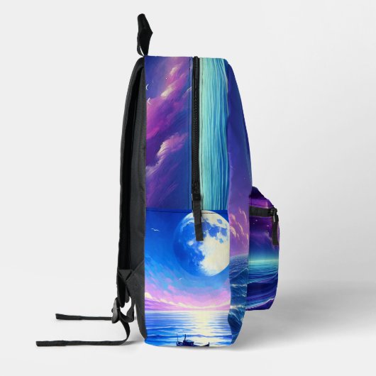 Sac À Dos Imprimé Montée au clair de lune (Gauche)