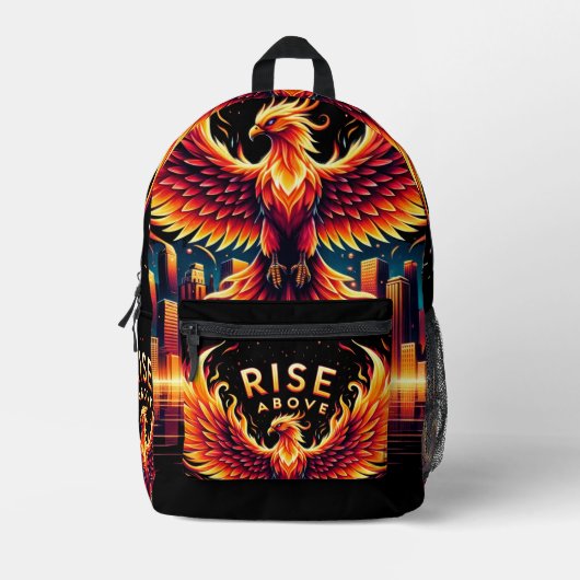Sac À Dos Imprimé Monter au-dessus de Phoenix (Recto)