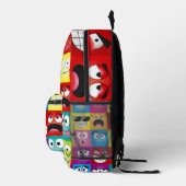 Sac À Dos Imprimé Moods and Emoticons (Droite)