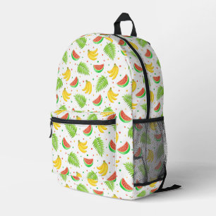 Sac À Dos Imprimé Motif à point de polka de fruits tropicaux