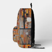 Sac À Dos Imprimé Motif Abstrait (Droite)