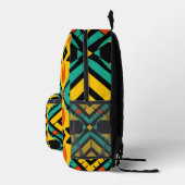Sac À Dos Imprimé Motif Abstrait africain dynamique (Droite)
