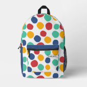 Sac À Dos Imprimé Motif Abstrait coloré personnalisé (Recto)