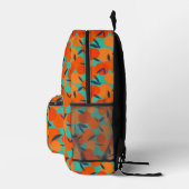 Sac À Dos Imprimé Motif Abstrait de fruits orange (Droite)
