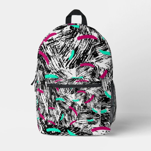 Sac À Dos Imprimé Motif Abstrait moderne. (Recto)