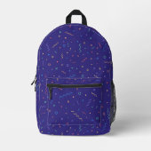 Sac À Dos Imprimé Motif Abstrait rétro (Recto)