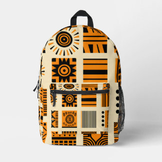 Sac À Dos Imprimé Motif africain dynamique