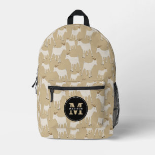Sac À Dos Imprimé Motif animal de la chèvre Monogramme