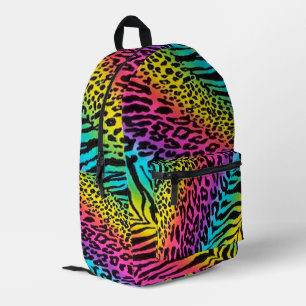 Sac À Dos Imprimé Motif animal Rainbow