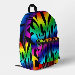 Sac À Dos Imprimé Motif arc-en-ciel foncé Abstrait