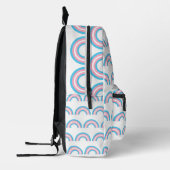 Sac À Dos Imprimé Motif arc-en-ciel transgenre (Gauche)