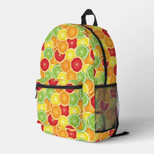 Sac À Dos Imprimé Motif aux agrumes (Coin arrière droit)