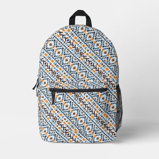 Sac À Dos Imprimé Motif aztèque à l'aquarelle (Recto)