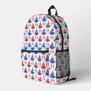 Sac À Dos Imprimé Motif bateau à voile