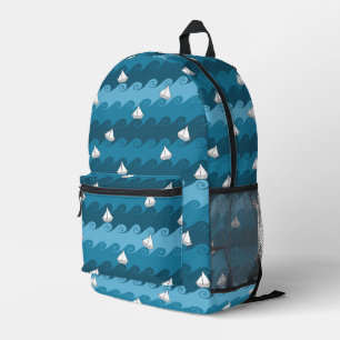 Sac À Dos Imprimé Motif Bateaux en papier