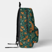 Sac À Dos Imprimé Motif botanique de capybara mignon (Gauche)