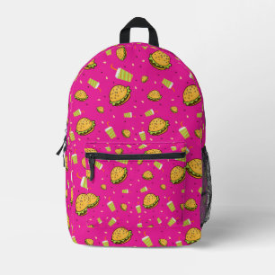 Sac À Dos Imprimé Motif Burgers