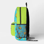 Sac À Dos Imprimé Motif Burgers (Droite)