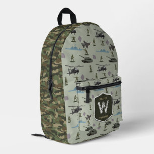 Sac À Dos Imprimé Motif camouflage vert de l'armée militaire
