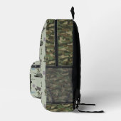 Sac À Dos Imprimé Motif camouflage vert de l'armée militaire (Droite)