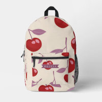 Motif Cerise Douce Personnalisé Rétro Féminin Mign